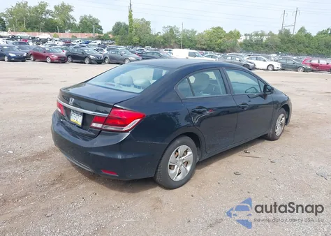 2013 Honda Civic Lx из США, поврежденный, VIN 19XFB2F52DE207487